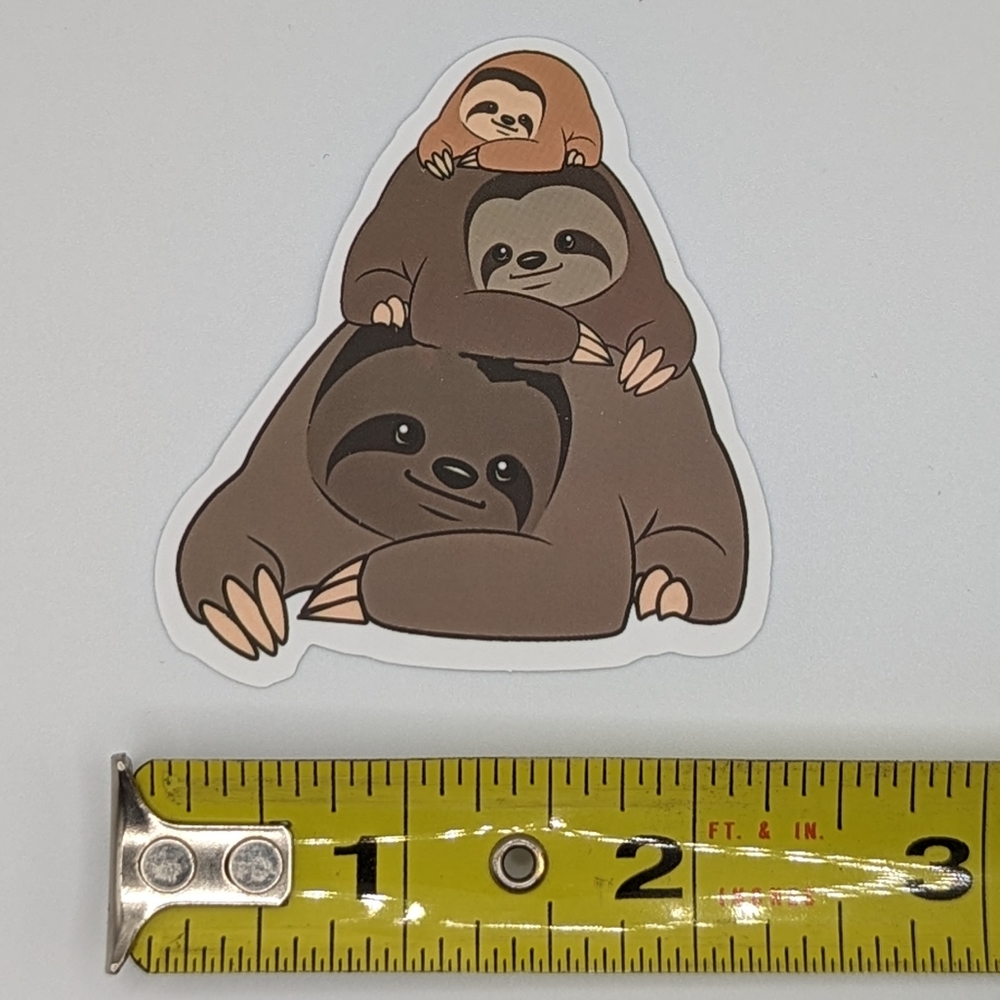 Sloth Sticker - Picture 2 of 2